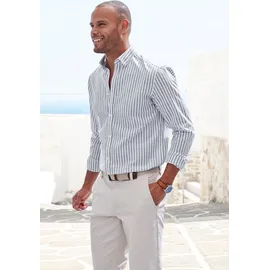John Devin Langarmhemd Regular Fit Grau L