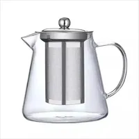Huacan Glas-Teekanne für den Heimgebrauch, zum Gongfu-Teekochen, hitzebeständig, Teekanne mit Filter für Blüten-Tee, 750 ml