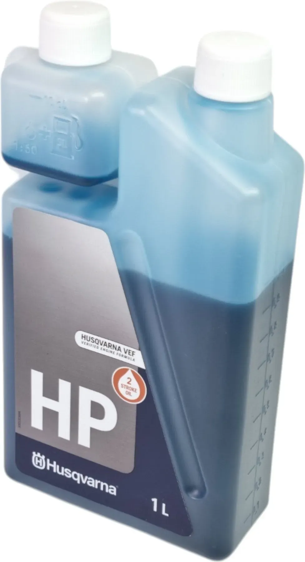 Husqvarna 2x HP Zweitakt Öl 1 Liter ( 2x 587808511 ) - 2 Stroke Oil - Verschleißverringerrung durch spezielle Additive