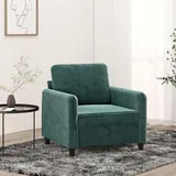 vidaXL Sessel Dunkelgrün Samt 78 x 80 x 60 cm Grün