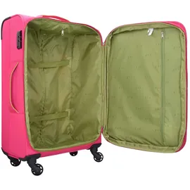d & n Travel Line 6704 Koffer-Set 3-tlg. nylon/pink