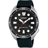 Lorus Sport Herren-Uhr Edelstahl mit Silikonband RH929LX9