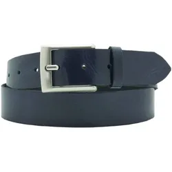 Ledergürtel, Eleganter Jeansgürtel, Gr. 100, blue, , 78088801-100