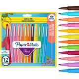 Paper Mate Flair Filzstifte mit Duft | verschiedene Sonntagsbrunch-Düfte und Farben | mittlere Spitze (0,7 mm) | 12 Stück