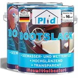 plid Klarlack Bootslack Klarlack Parkettlack Holzlack Schiffslack Holzschutzfarbe, Schnelltrocknend weiß