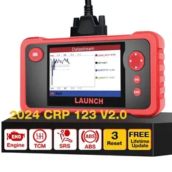 LAUNCH CRP123 V2.0 OBD2 Mehrmarken-Autodiagnose mit 4 Systemen und 3 Reset-Funktionen