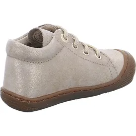 NATURINO Cocoon-Lauflernschuhe aus Veloursleder in Glitter-Optik Gold 21