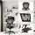 HJH Office Bürostuhl ERGOHUMAN SLIM ECO F GEN2 Netzstoff / Stoff - Schwarz