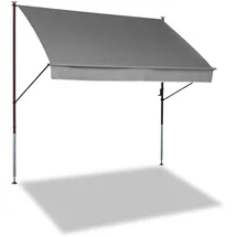 Angerer Klemmmarkise Style granit (Hellgrau, 200 cm