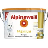 Alpina Wandfarbe Premium Alpinaweiß spritzfrei konservierungsmittelfrei 4 l