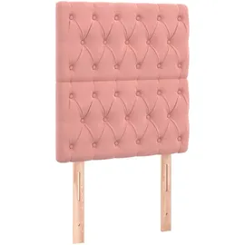 vidaXL Boxspringbett 100 x 200 cm Rosa