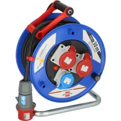 Brennenstuhl Industrie-/Baustellen-Kabeltrommel Garant CEE IP44, 30m Kabel