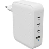 Targus 145W Gan Charger - White (145 W), USB Ladegerät, Weiss