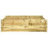 vidaXL Hochbeet 150 x 100 x 40 cm Braun