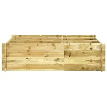 vidaXL Hochbeet 150 x 100 x 40 cm Braun