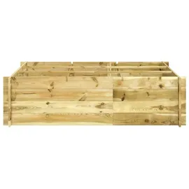 vidaXL Hochbeet 150 x 100 x 40 cm Braun