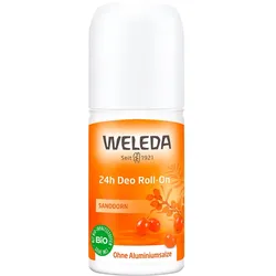 Weleda 24h Deo Roll-On Sanddorn - natürlich frisch & wirksam ohne Aluminiumsalze, fruchtiger Duft Roller 50 ml Unisex 50 ml Roller