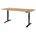 elektrisch Durable Office 180 x 80 cm Holz Braun