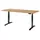 Gradel Schreibtisch elektrisch Durable Office 180 x 80 cm Holz Braun