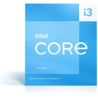 Intel Core i3-13100F, 4C/8T, 3.40-4.50GHz, boxed (BX8071513100F)