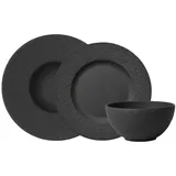 Villeroy & Boch Manufacture Rock Starter-Set 6-teilig schwarz