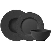 Villeroy & Boch Manufacture Rock Starter-Set 6-teilig schwarz