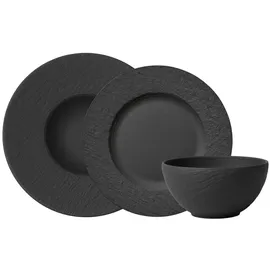 Villeroy & Boch Manufacture Rock Starter-Set 6-teilig schwarz