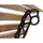 Proregal Gartenbank 80 x 122 x 70 cm Hellbraun