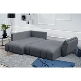ax living Eckcouch Grau 2-Sitzer