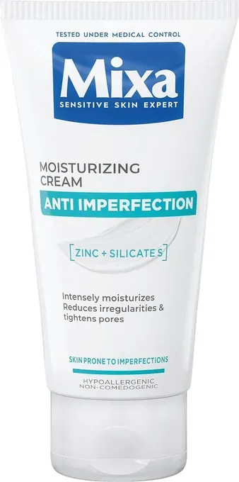 Mixa Expert Sensitive Haut Feuchtigkeitscreme gegen Hautunreinheiten 50ml