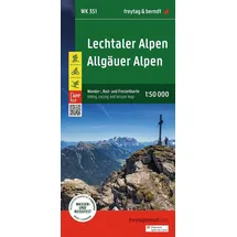 kompass freytag und berndt Freytag & berndt Wanderkarte WK 351 Lechtaler Alpen - Allgäuer Alpen 1:50.000