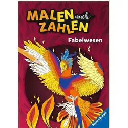 RAVENSBURGER 48970 Malen nach Zahlen: Fabelwesen