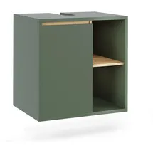 Vicco Waschbeckenunterschrank Viola Grün/artisan, 60 x 60 cm mit offenen Regalen