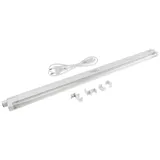 ChiliTec LED Unterbauleuchte 60cm Küchenleuchte 7 Watt 780 Lumen Lichtleiste Schrankleuchte mit Schalter Beleuchtung Küche Arbeitsfläche Licht Warmweiß