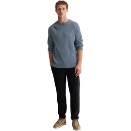 Marc O'Polo Rundhalspullover Blau XXL