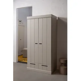 Woood Kleiderschrank WOOOD CONNECT 94 x 195 x 53 cm Grau