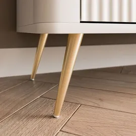 Lukmebel Kommode SCARLETT 6S 163 cm Beige / Gold