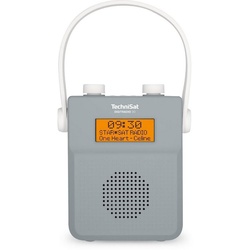 TechniSat DIGITRADIO 30 DAB+ Radio Duschradio Wasserdicht Bluetooth RDS LCD Digitalradio (DAB) grau|schwarz