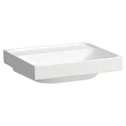 Laufen Meda Waschtisch H8101120001121 55x46cm, unterbaufähig, ohne Überlauf, ohne Hahnloch, weiß