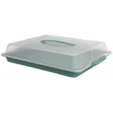 Rotho John großer Partybutler, Kunststoff (PP) BPA-frei, türkis/transparent, (47,5 x 39 x 9,8 cm)