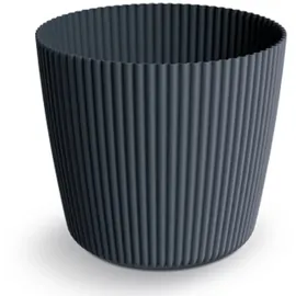 Prosperplast Blumentopf MILLY ROUND Anthrazit 19,6 cm