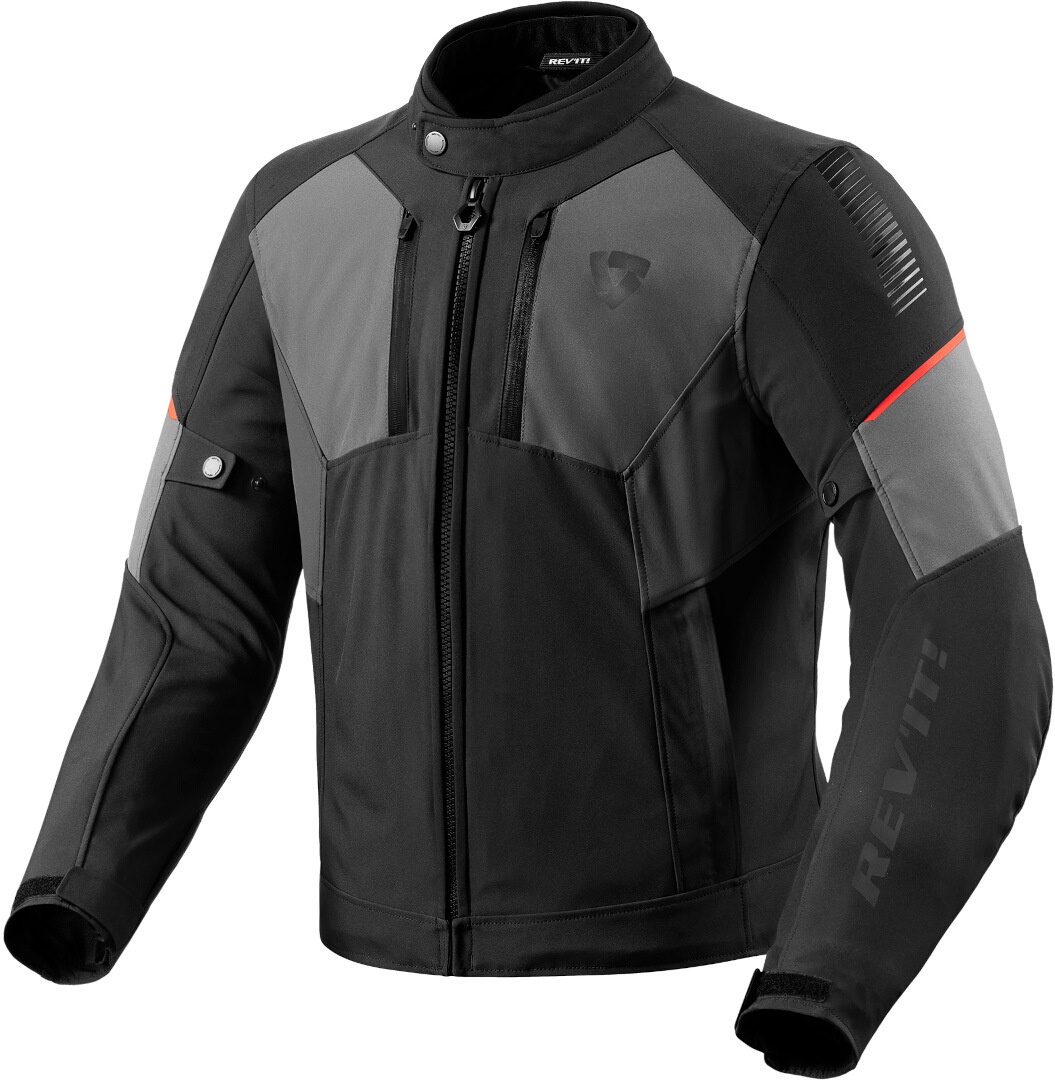 Revit Catalyst H2O Motorfiets textiel jas, zwart-grijs, 4XL Voorman