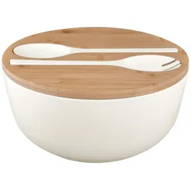 Brunner Greenkick Salatschüssel mit Besteck, Ø25cm,