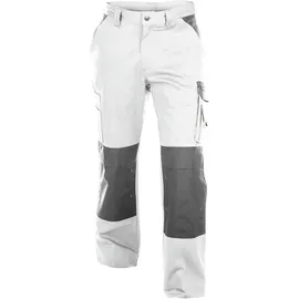 DASSY Hose Boston Damen WEIß/ZEMENTGRAU, Gr. 34