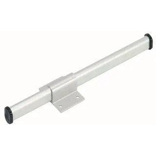 Hettich Kleiderstange Aluminium eloxiert/Kunststoff Schwarz