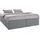 Westfalia Schlafkomfort Boxspringbett 180 x 200 cm Grau