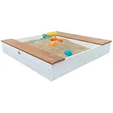 Axi Holzsandkasten Evy mit Becken und Stauraum Braun/Weiß