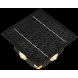 GLOBO Solarleuchte Kunststoff 1XLED 60 lm schwarz