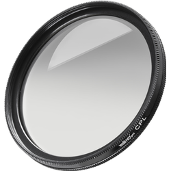 Walimex pro pro Polfilter Zirkular vergütet 86 mm (86 mm, Polarisationsfilter), Objektivfilter, Schwarz