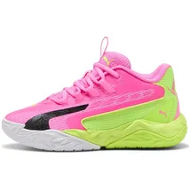 Puma Dagger 2 Basketballschuhe Kinder 05 - lime squeeze/bright aqua/puma black 38.5